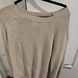 Jessica Simpson Cream Crew Neck Sweater
